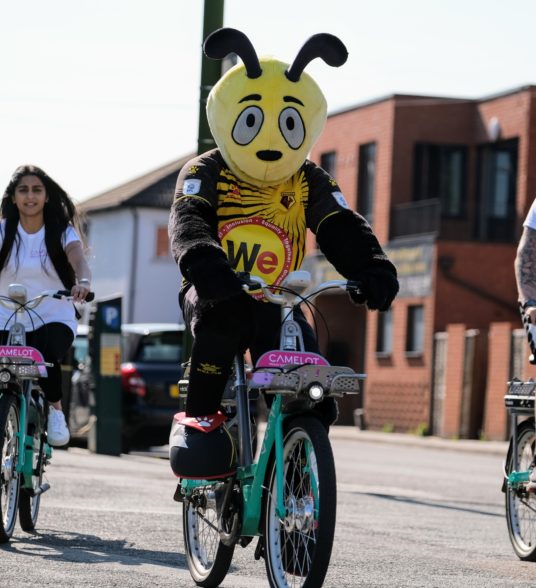 Camelot unveiled as new sponsor of Watford Beryl bike share scheme featured image